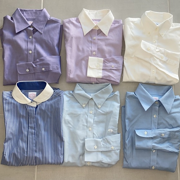Bundle 6 items: Brooks Brothers shirts long sleeve size 4 - Picture 1 of 4